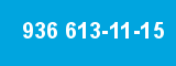 936 613-11-15 936 613-11-15